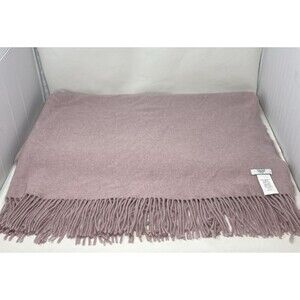 Williams Sonoma Cashmere Throw Amethyst 51x65 Light Purple